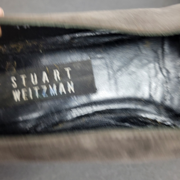 Stuart Weitzman Grey Suede heels 7 - Picture 6 of 9